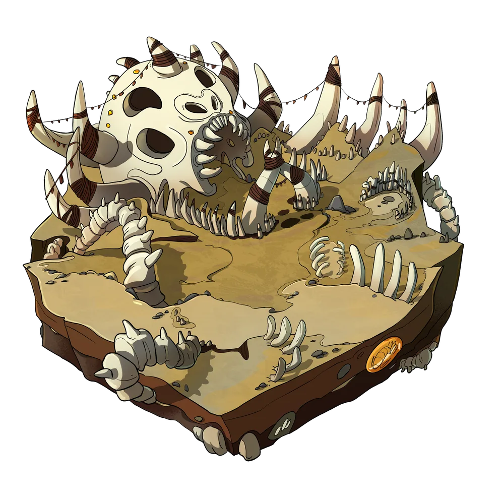 Bone terrain, tier 4