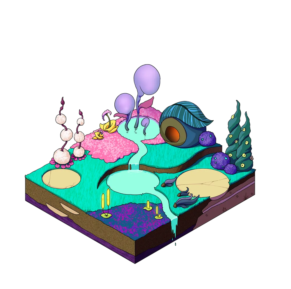 Botanical terrain, tier 1