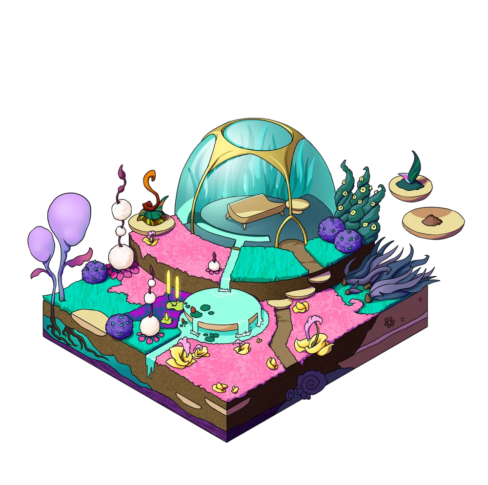 Botanical terrain, tier 3