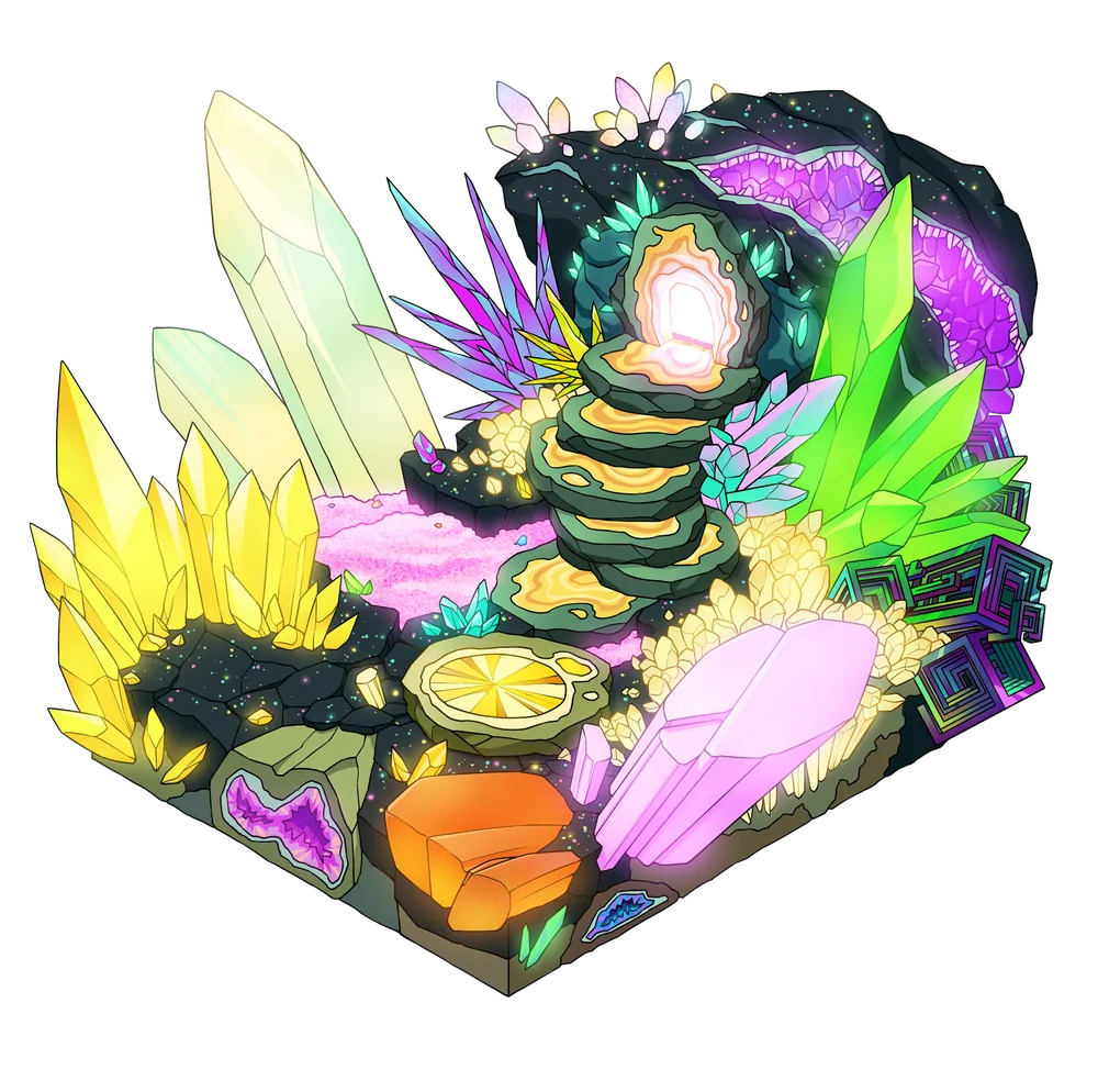 Crystal terrain, tier 5