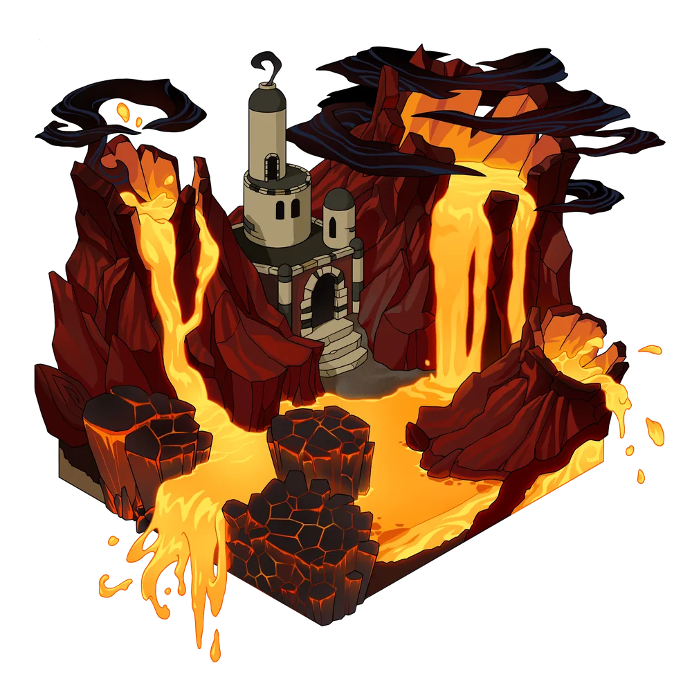Molten terrain, tier 5