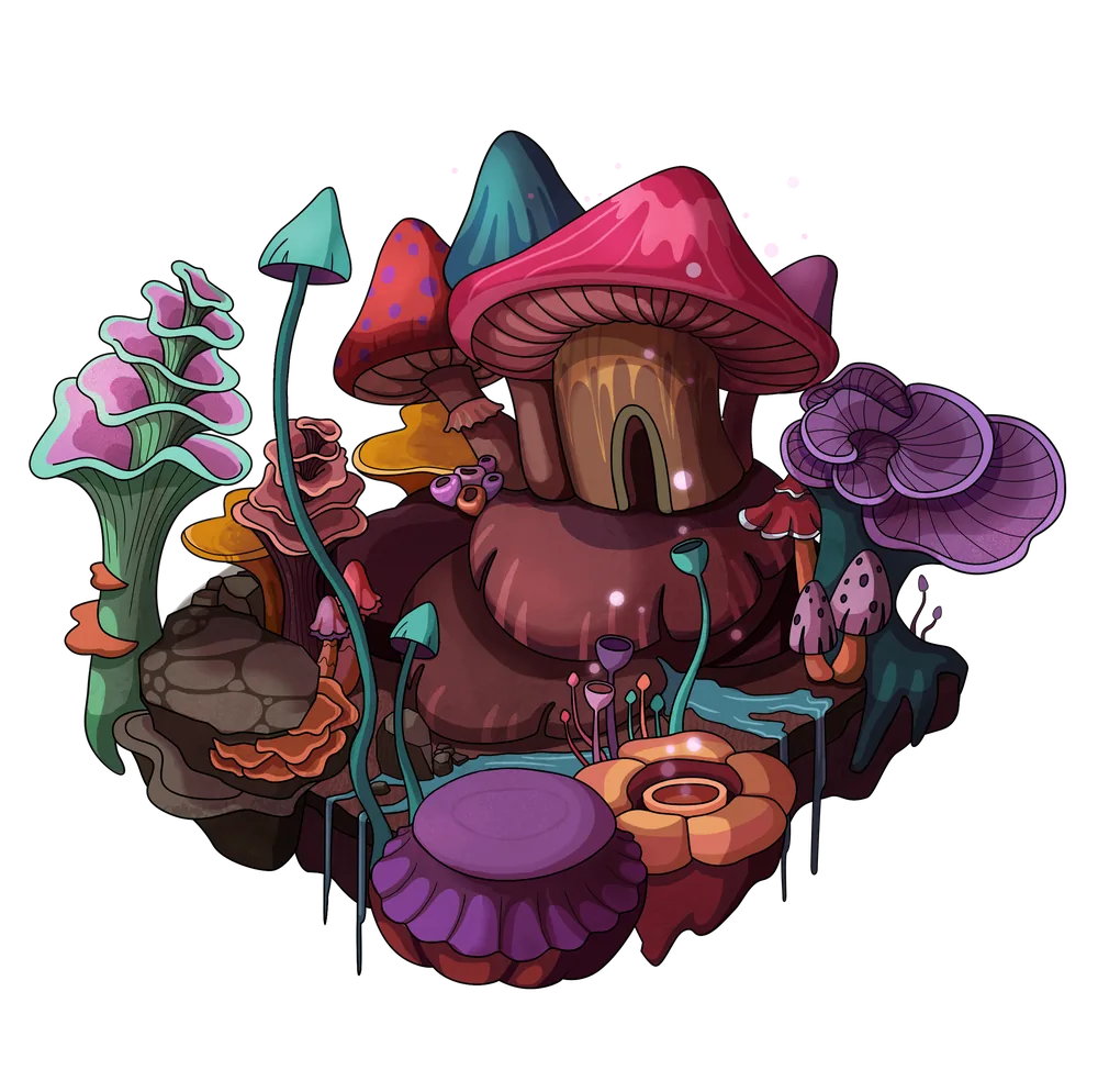 Mycelium terrain, tier 4