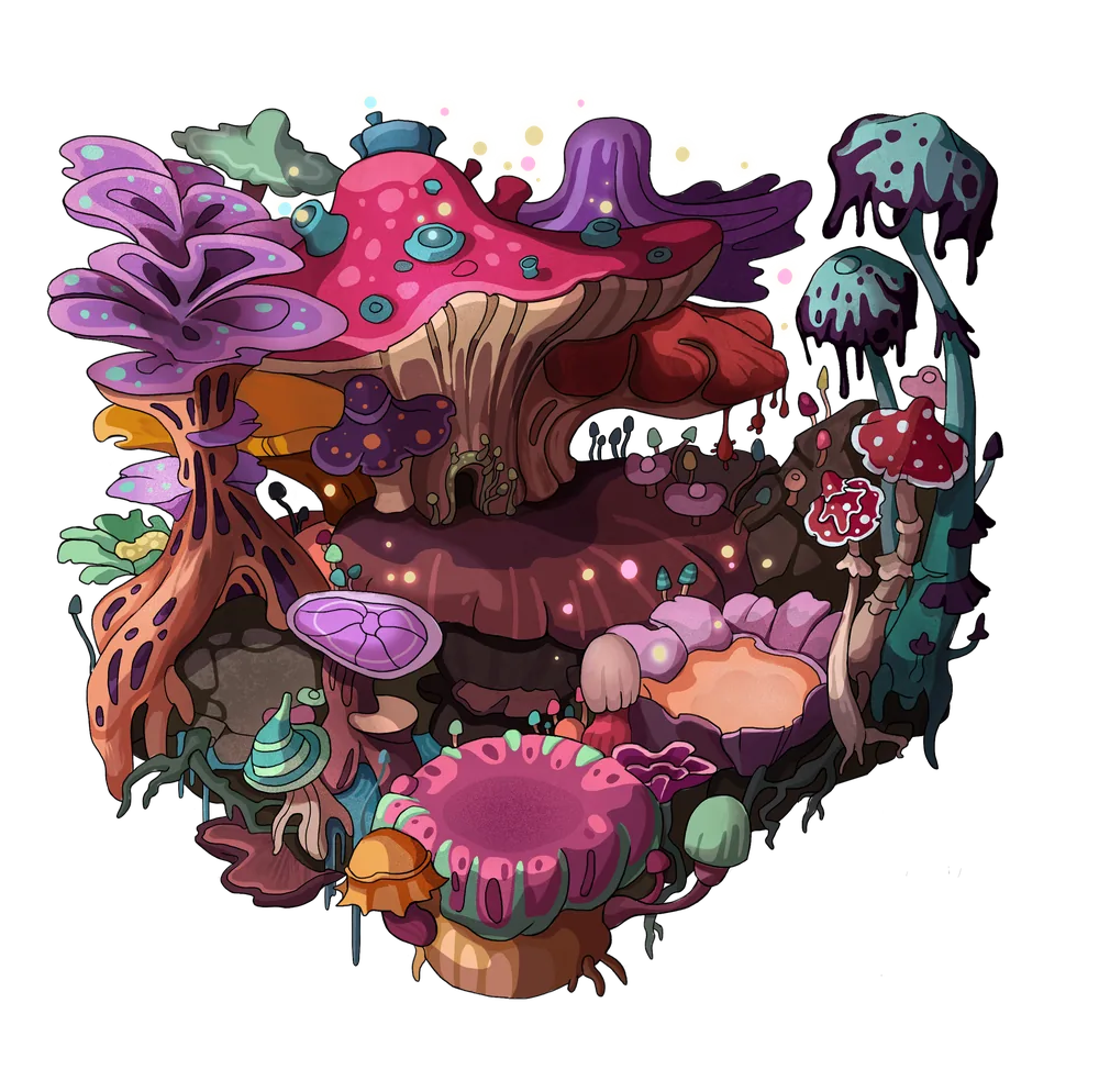 Mycelium terrain, tier 5