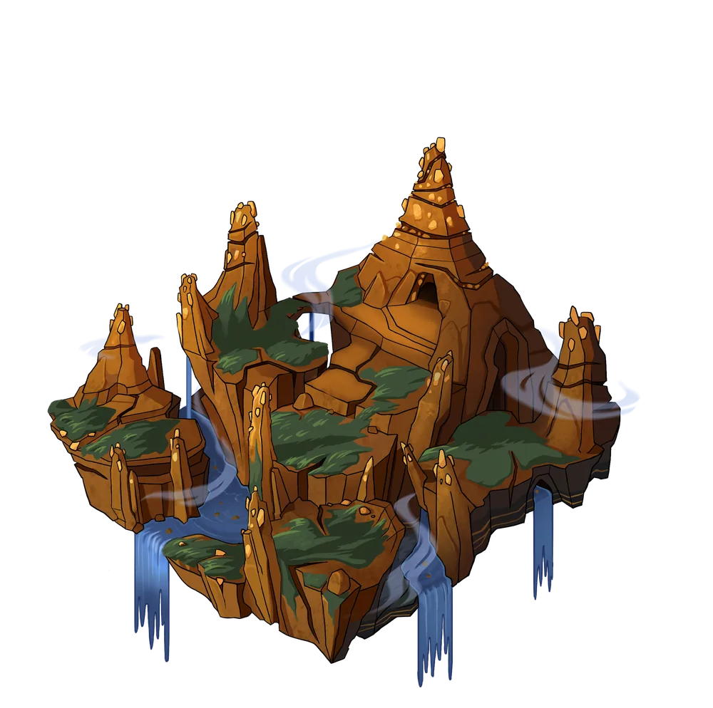 Spires terrain, tier 1