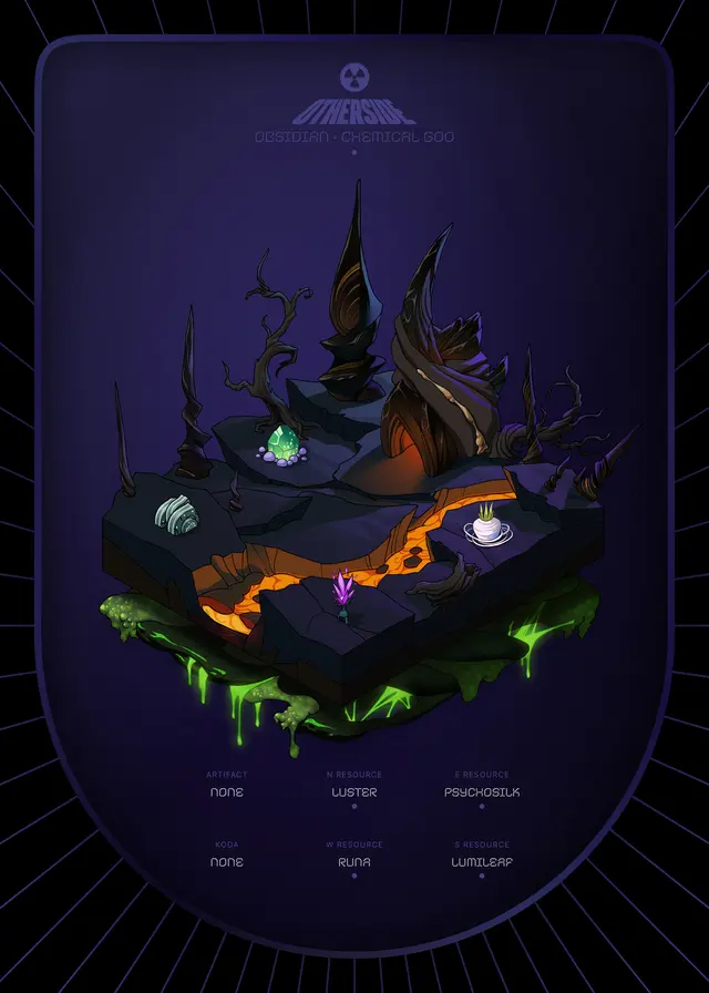 Otherdeed #10251 — Obsidian