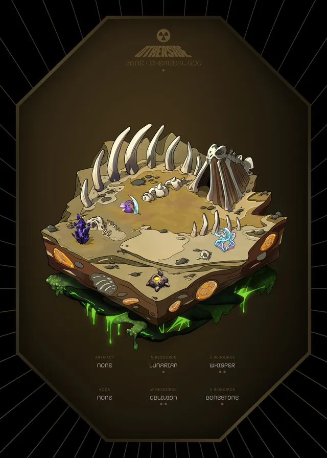 Otherdeed #10563 — Bone