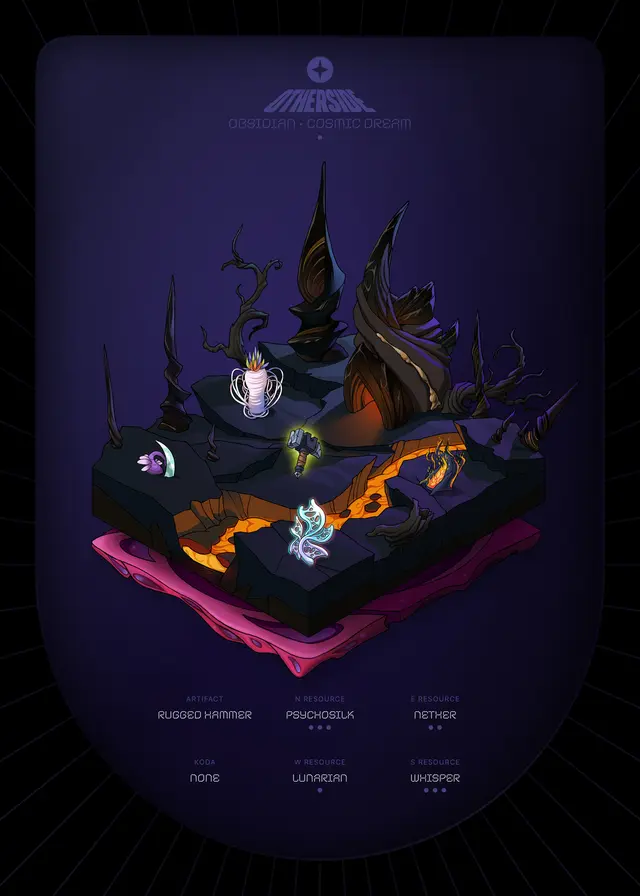 Otherdeed #32155 — Obsidian