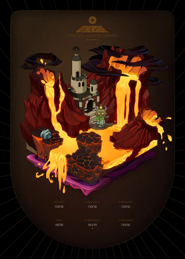 Otherdeed #32954 — Molten