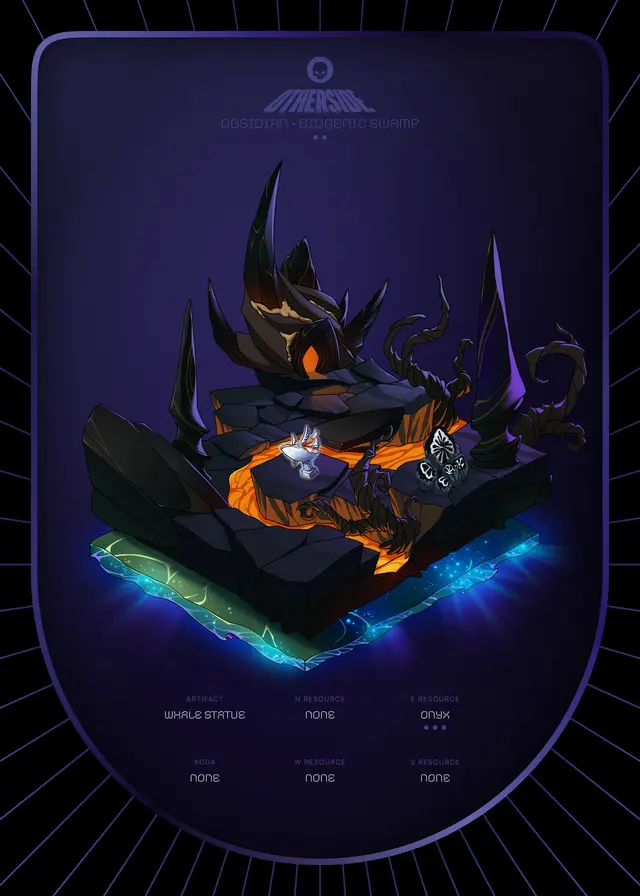 Otherdeed #3418 — Obsidian