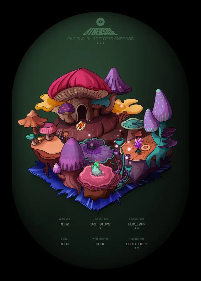 Otherdeed #51177 — Mycelium