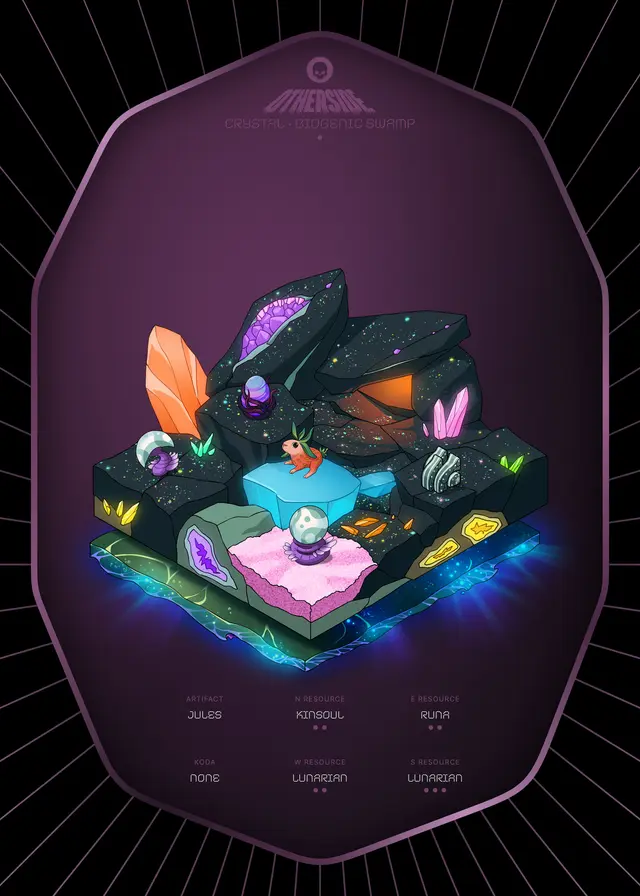 Otherdeed #5304 — Crystal