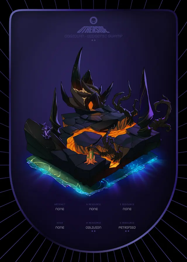 Otherdeed #5456 — Obsidian