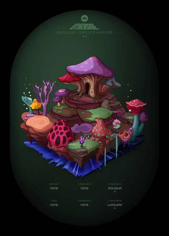 Otherdeed #55196 — Mycelium